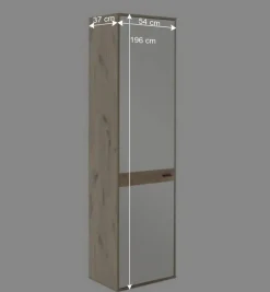 Design Flurmöbel Set in Wildeiche - Vapposia (dreiteilig)