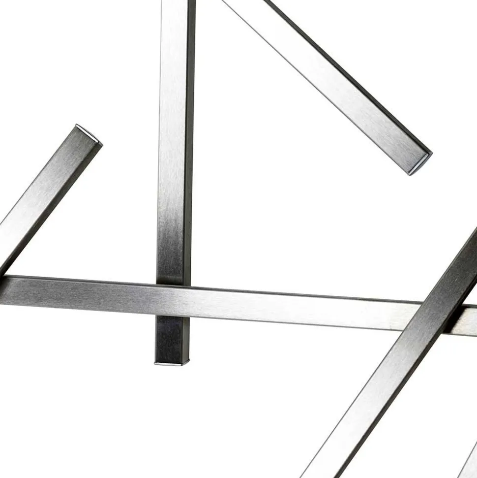 Design Garderobe aus gebürstetem Edelstahl - Lomarios