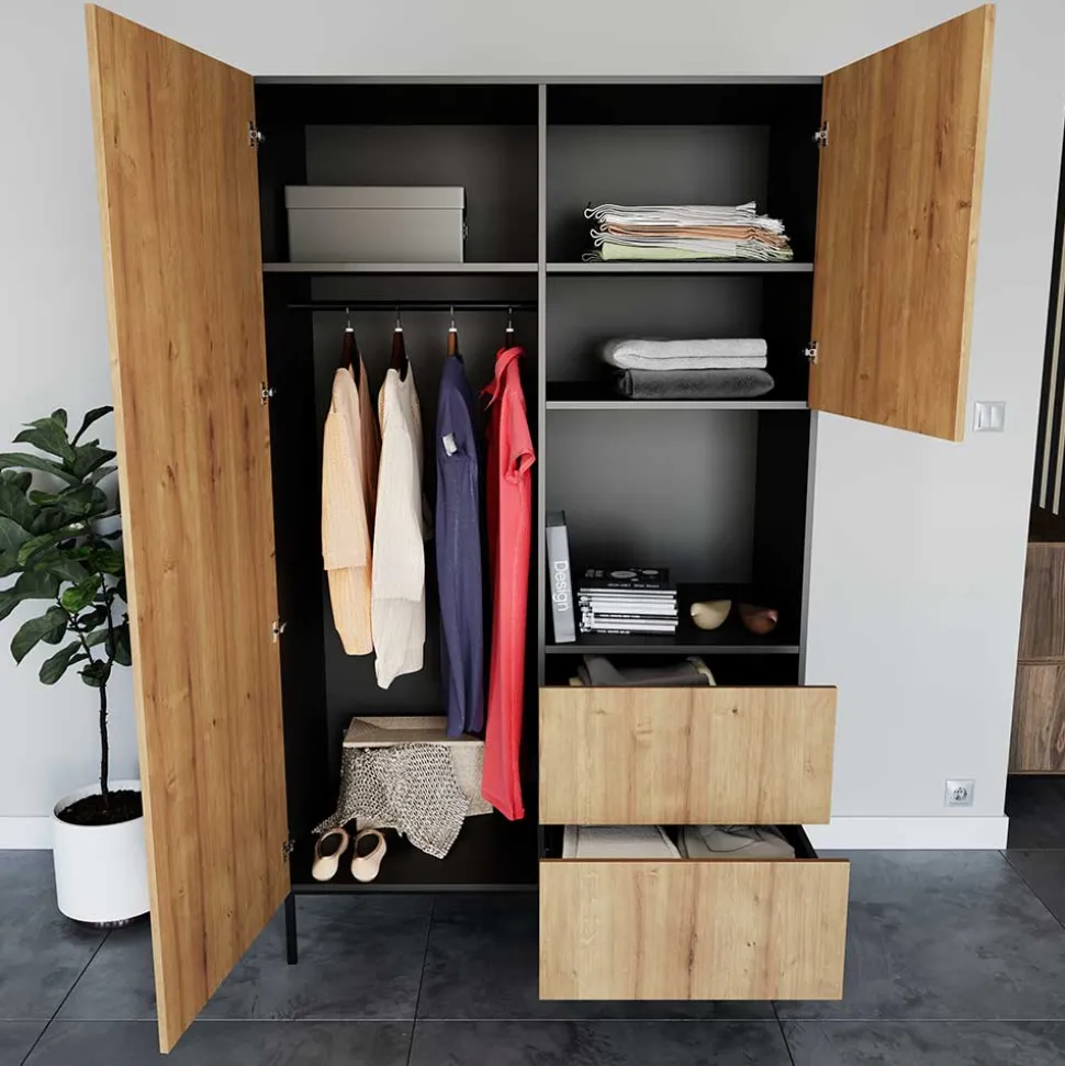 Design Garderobenschrank in Wildeiche - Cavan