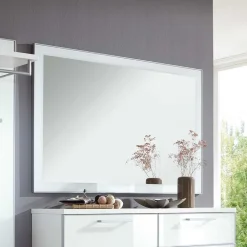 Design Garderobenspiegel Zoricano in Weiß