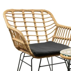 Design Garten Sitzgruppe für Zwei - Kolage (dreiteilig)