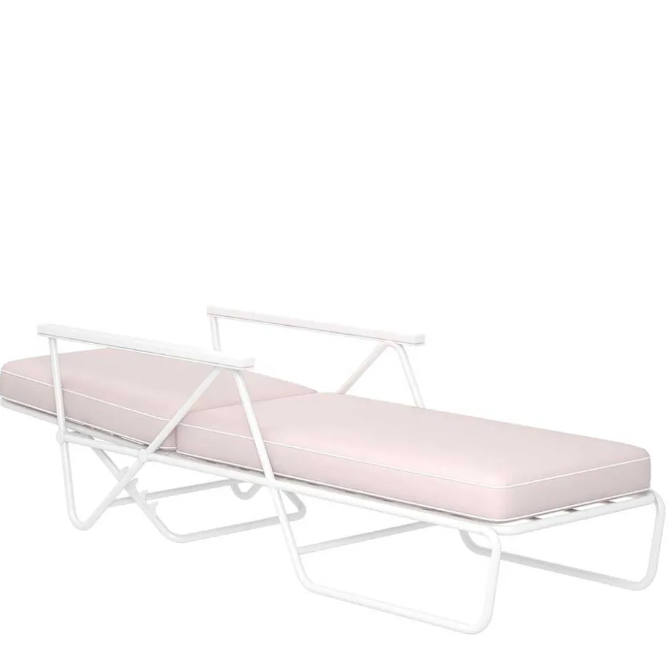 Design Gartenliege in Weiß - Penulata