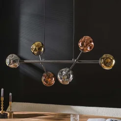 Design Hängeleuchte mit sechs Kugelschirmen - Gozo