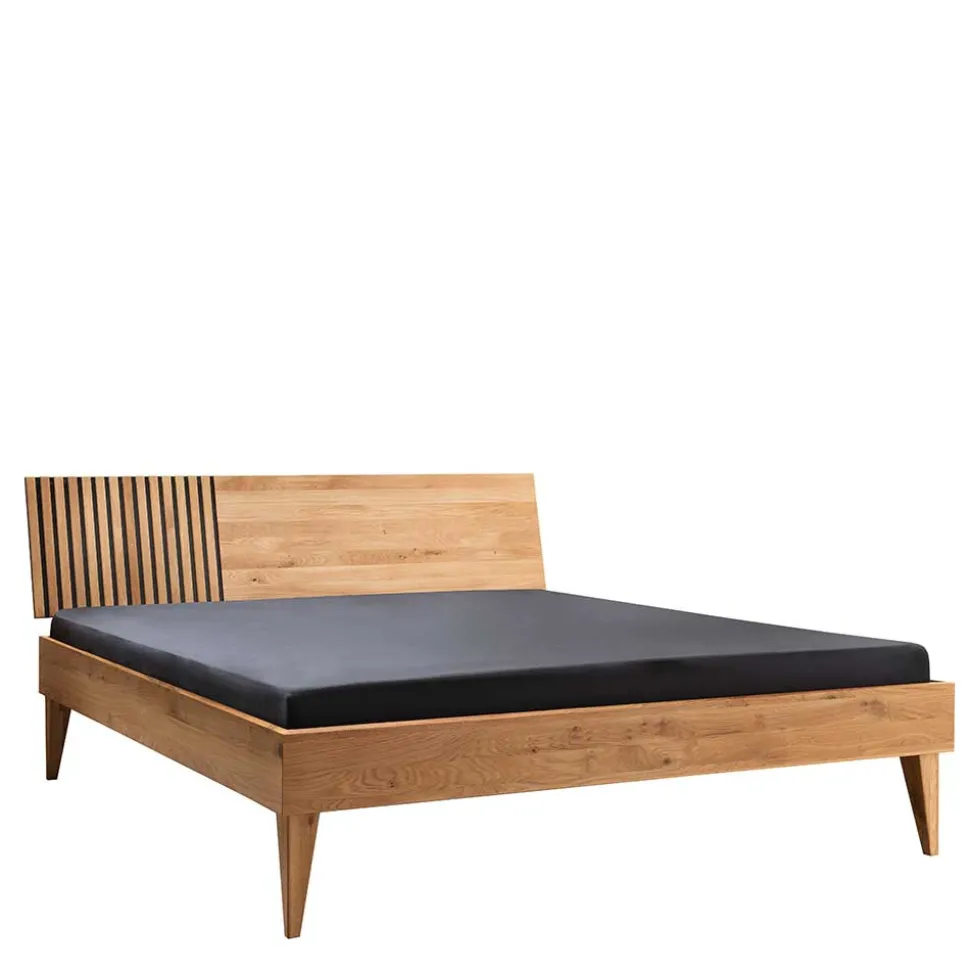 Design Holzbett aus Wildeiche 140x200 - Manarola