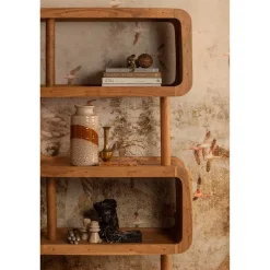 Design Holzregal aus Akazie Massivholz - Selrito