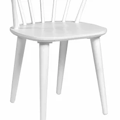 Design Holz-Stuhl in Weiß - Cleveland (2er Set)