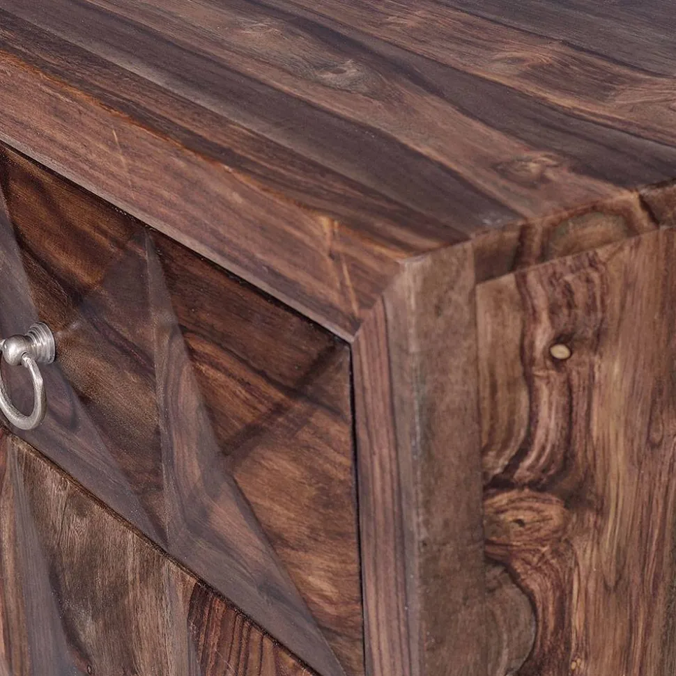 Design Kombi-Kommode aus massivem Rosenholz - Christoma