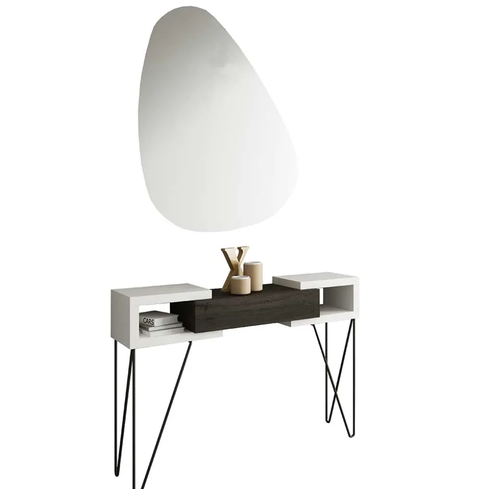 Design Konsolentisch & Spiegel Set - Elburg (zweiteilig)