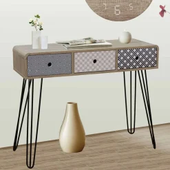 Design Konsolentisch Drondo im Retro Stil