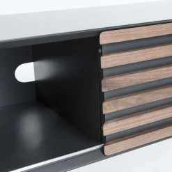 Design Lowboard für Fernseher Trupea in Dunkelgrau