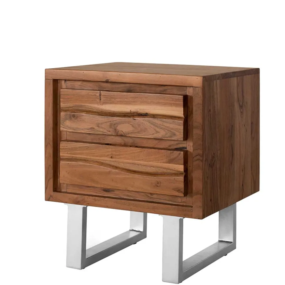 Design Nachtkommode aus Akazienholz - Banjee