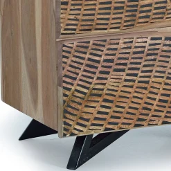 Design Nachtkommode aus Massivholz - Merlan