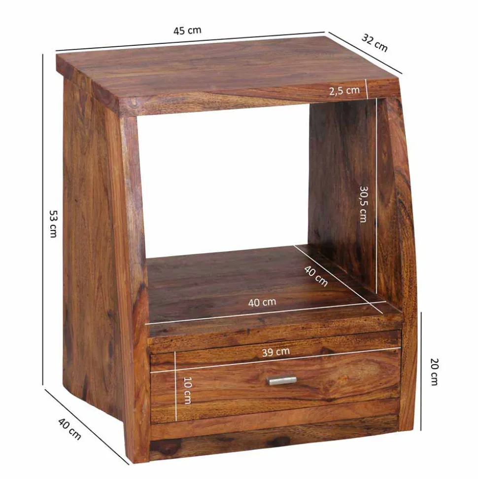 Design Nachtkonsole Hoslo mit Schublade