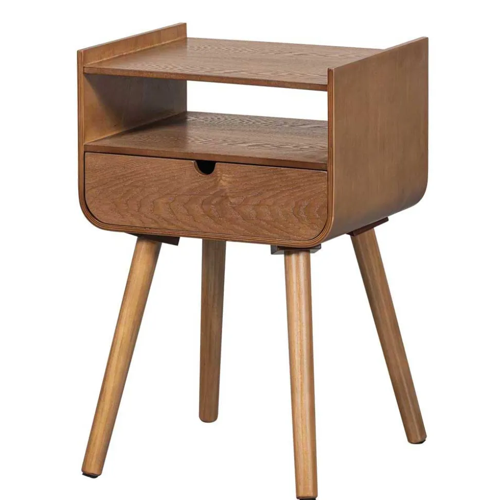 Design Nachtkonsole im Holzlook Natur - Paytona