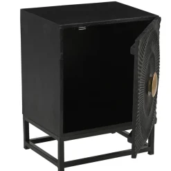 Design Nachtschrank in Schwarz und Gold - Oglio