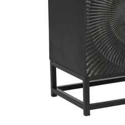 Design Nachtschrank in Schwarz und Gold - Oglio