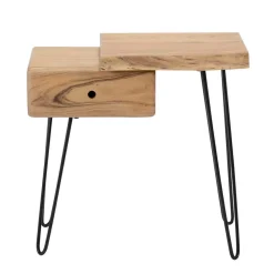 Design Nachttisch für rechte Bettseite Nufreda mit Schublade