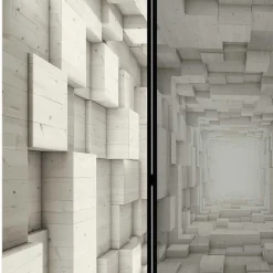 Design Paravent mit 3D Print Motiv - Angelina