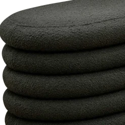 Design Polsterbank in Anthrazit Boucle - Idris