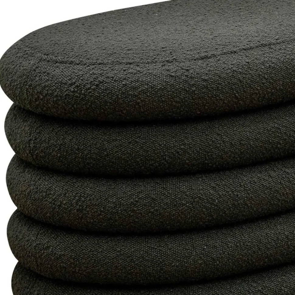 Design Polsterbank in Anthrazit Boucle - Idris