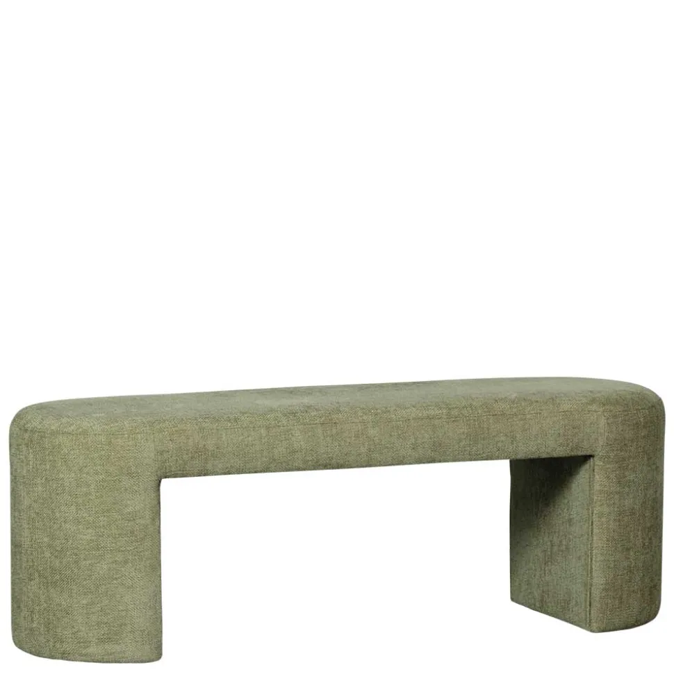 Design Polsterbank in Oliv Grün Chenille - Baverly