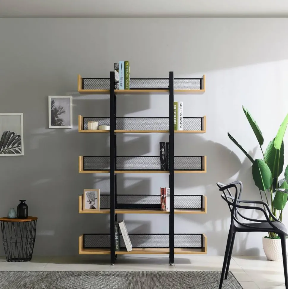 Design Regal mit fünf Böden - Gonya