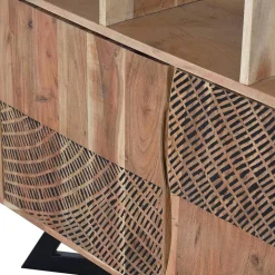 Design Regal mit Türen und Schubladen - Merlan