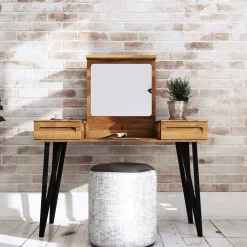 Design Schminktisch mit Spiegel klappbar - Mandirov