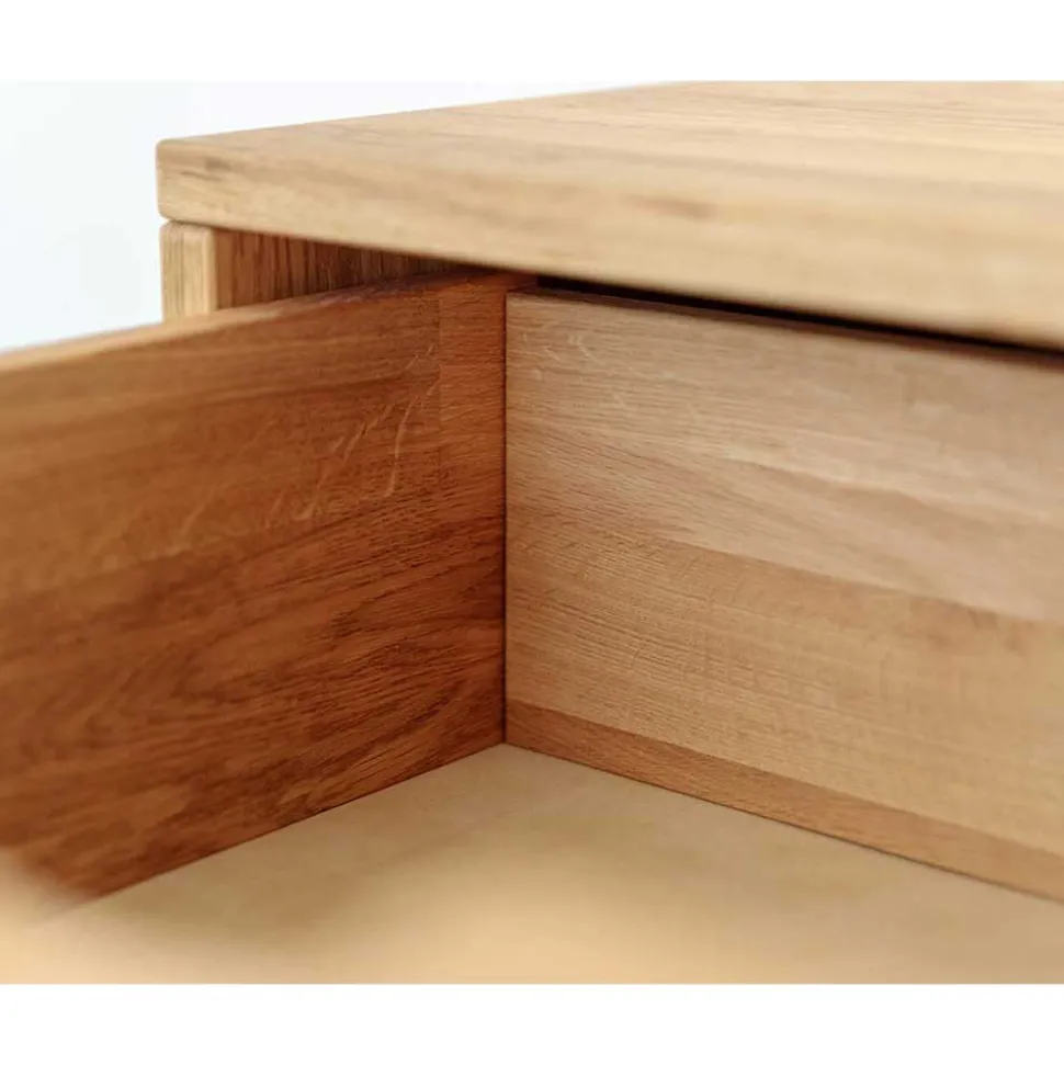 Design Schreibtisch aus Wildeiche Massivholz - Fabijola