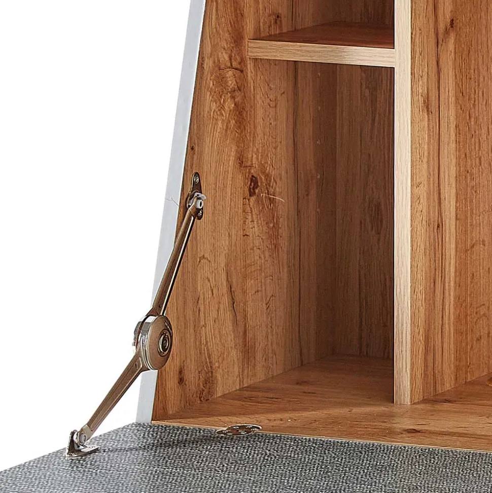 Design Sekretär in Grau & Eiche NB - Zella