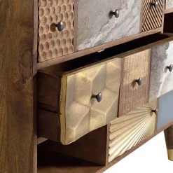 Design Sideboard mit fünf Schubladen - Fina