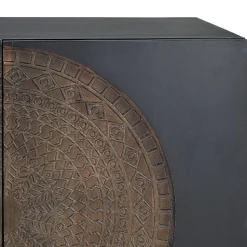 Design Sideboard mit Mandala Schnitzerei - Synessa