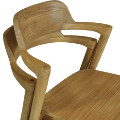 Design Stuhl aus Sungkai Holz - Bottaro