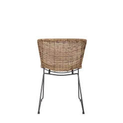 Design Stuhl Mevrinus aus Polyrattan (2er Set)