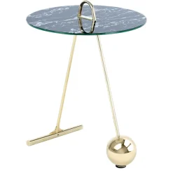 Design Tischchen in Schwarz & Gold - Chiceria