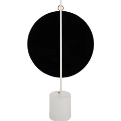 Design Tischspiegel in Weiß mit Gold - Tihano