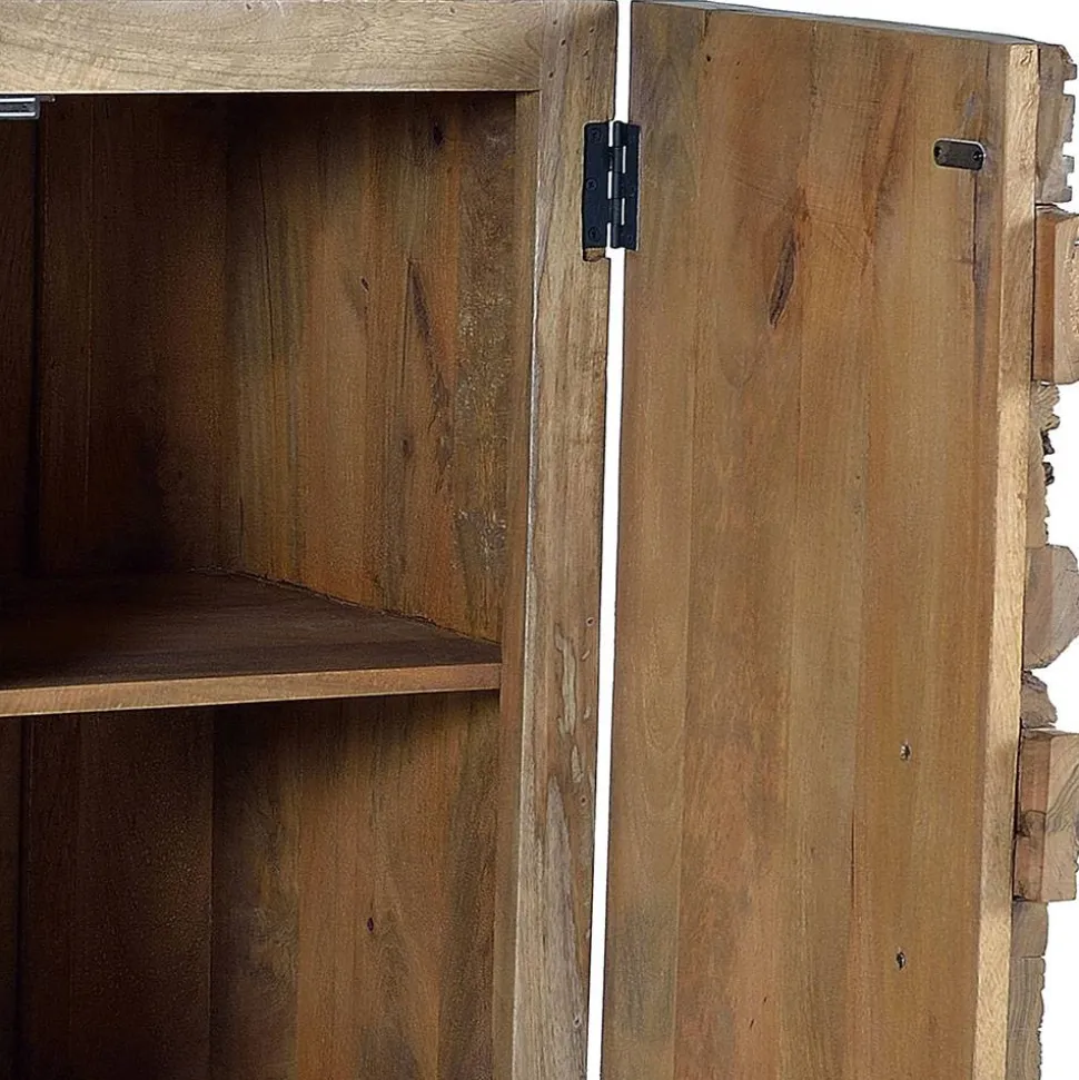 Design Türen-Kommode aus Mangoholz rustikal - Lacid