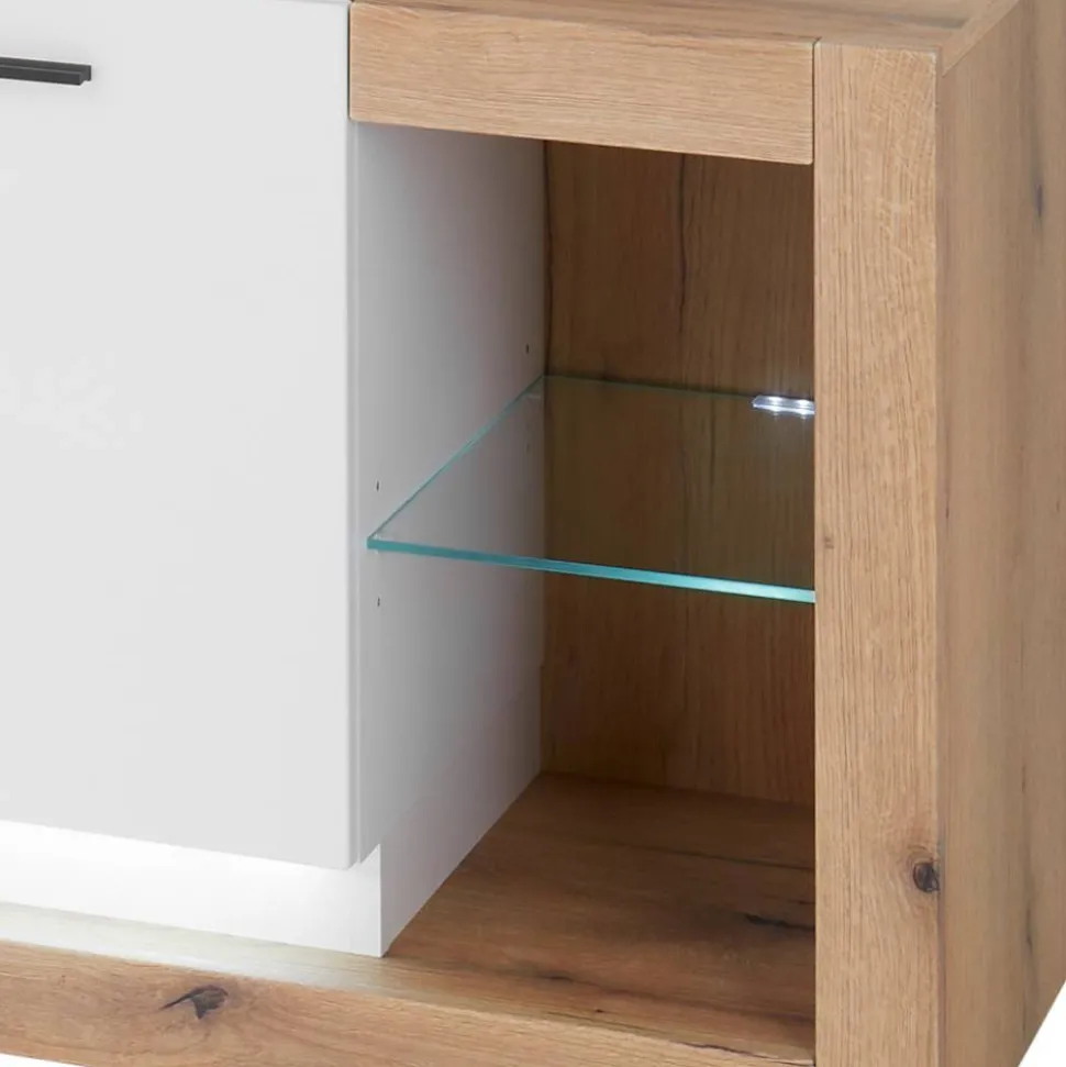 Design TV-Lowboard mit vier offenen Fächern - Adejano