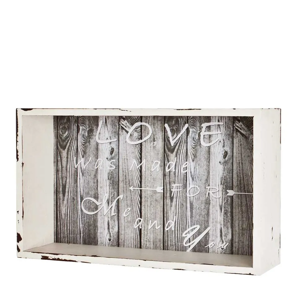 Design Wandregal Mero in Weiß