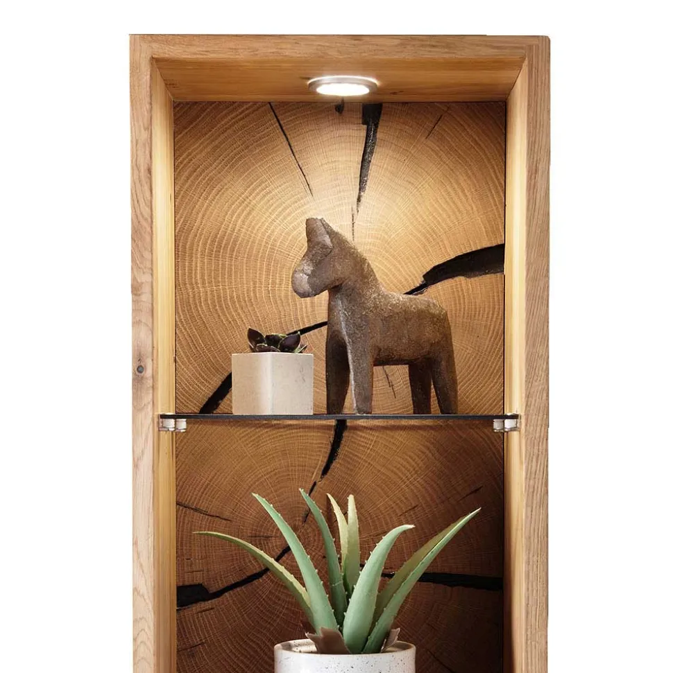 Design Wandregal mit zwei Glasböden - Acapella