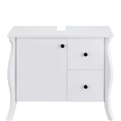 Design Waschbecken-Unterschrank in Weiß - Besi