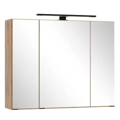 Design Waschtisch Set mit schwarzem Becken - Crystoga (zweiteilig)