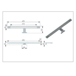 Design Waschtisch Set mit schwarzem Becken - Crystoga (zweiteilig)