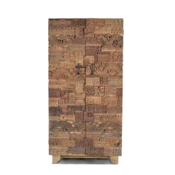 Design Wohnzimmerschrank aus Mangoholz rustikal - Lacid