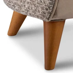 Design Zweisitzer in Beige und Hellbraun - Maria