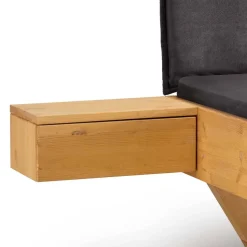Designbett mit Holzkufen aus Kiefer gelaugt - Ravilon