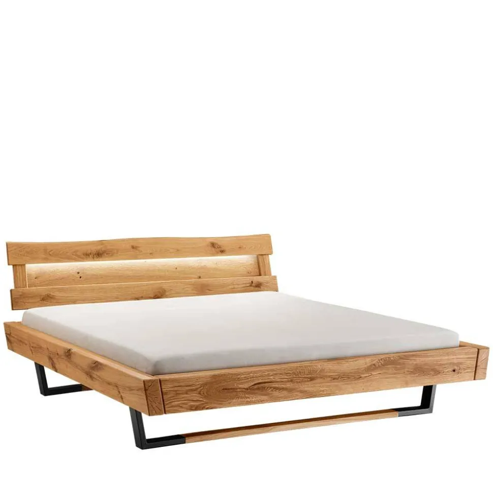 Designer Balkenbett mit LED Beleuchtung - Syrecs