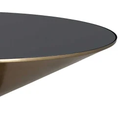 Designer Couchtisch aus Glas und Aluminium - Coralla