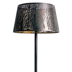 Designer Stehlampe in Schwarz & Messingfarben - Milana