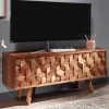 Designer TV Board aus Sheesham Massivholz - Crabira